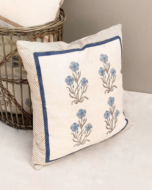 Four Flowers | Charbagh Cushion Cover