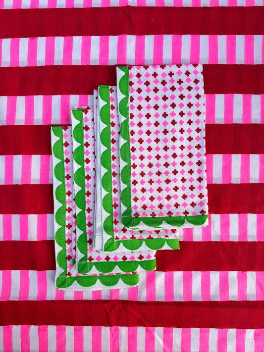 Berry Clover Napkins