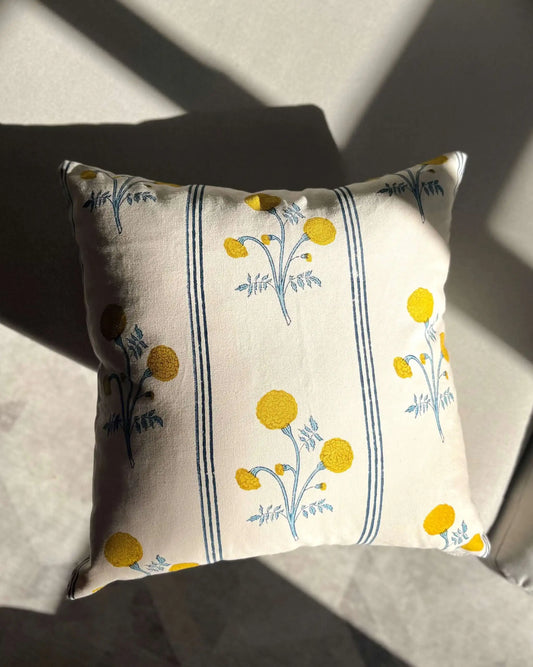 Marigold | Chaarbagh Cushion Cover